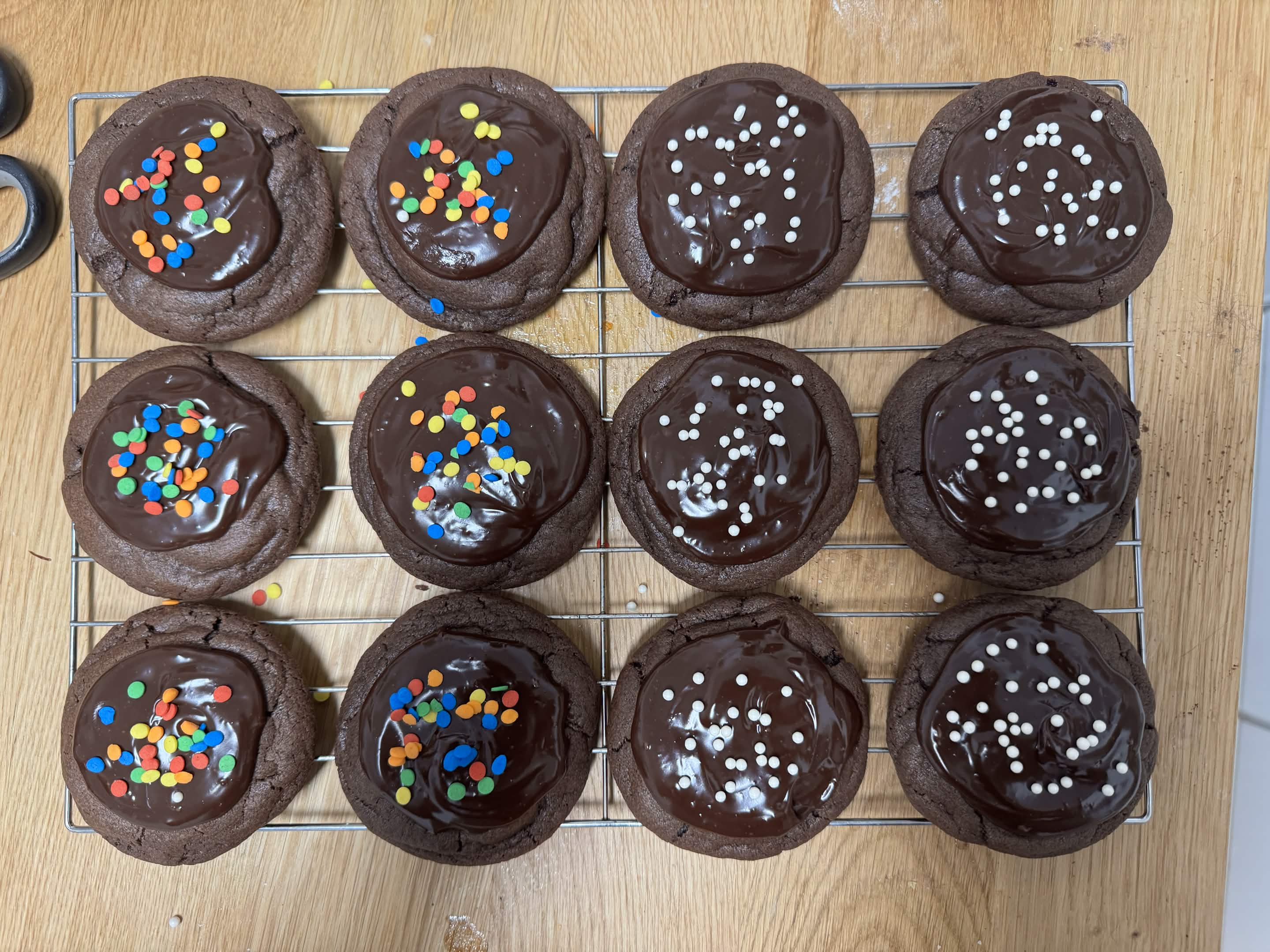 Cosmic Brownie Cookies